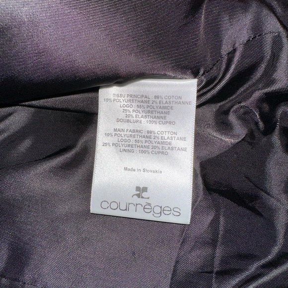 Courrèges Reediton Vinyl Jacket - Picture 2 of 7